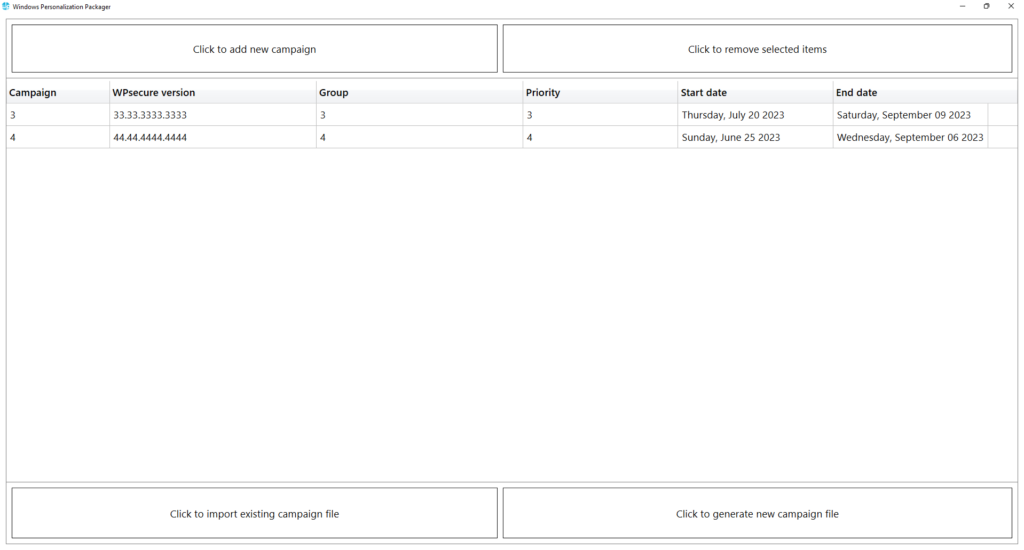 Windows Personalization Packager