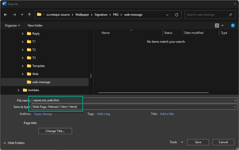 Deploy Outlook Signature Using Microsoft Intune