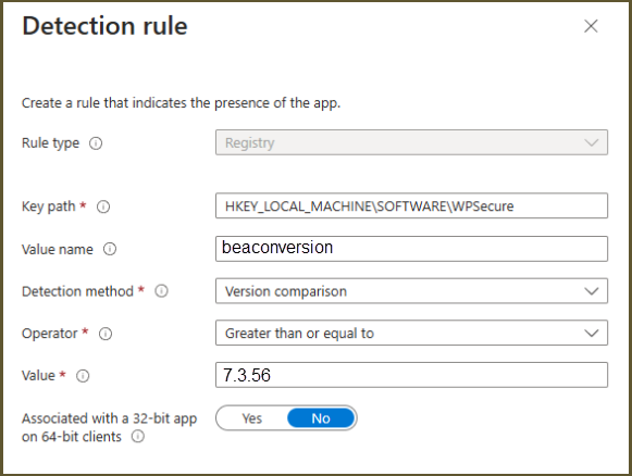 Intune Detection Method