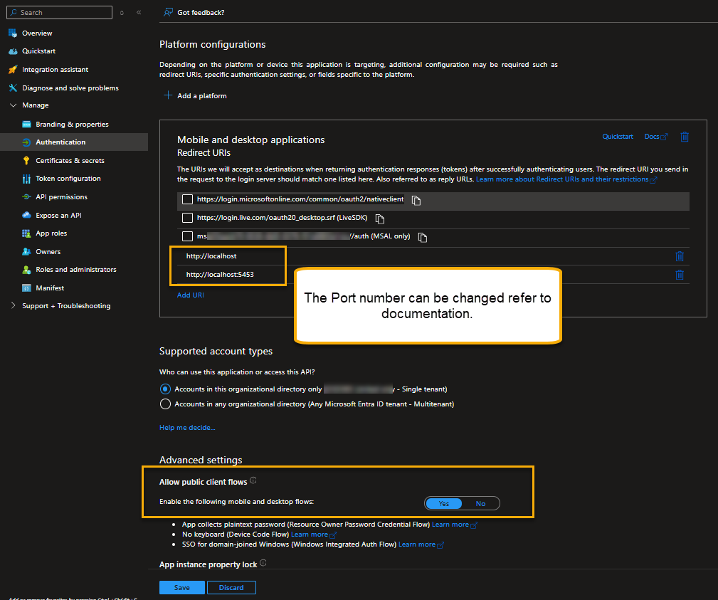 WPSecure App Registration For Outlook Signature Placeholder Sync